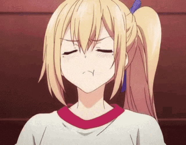 Annoyed Anime Pout