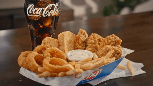 Dairy Queen Chicken Strip Fry Ring Basket
