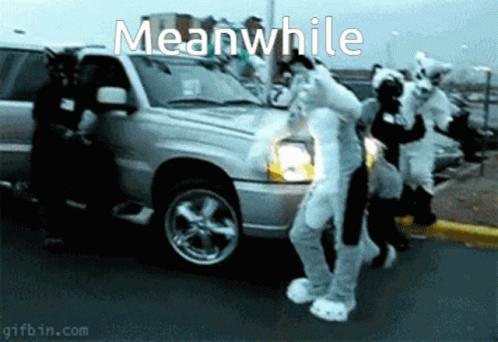 Meanwhile: Furries and an SUV