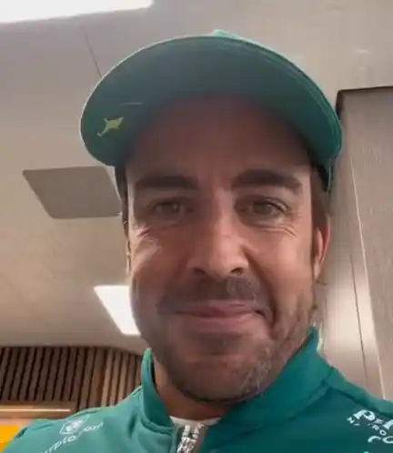 Fernando Alonso's Big Smile & Happy Reaction