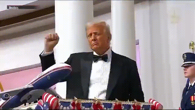 Trump's Dance - Inauguration 2025.gif