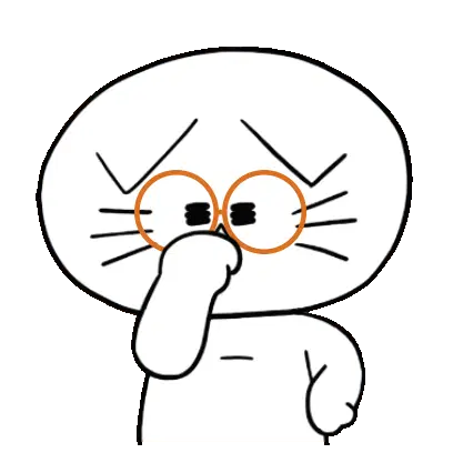 Surprised Cat Animal Sticker