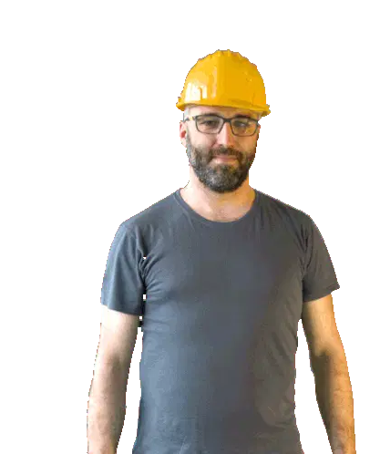 Josef Ready with Hilti Drill for Construction Work