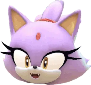 Blaze The Cat Animated Meme Sticker
