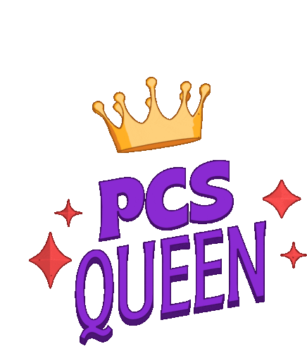 PCS Queen Figure Skating Crown Sticker