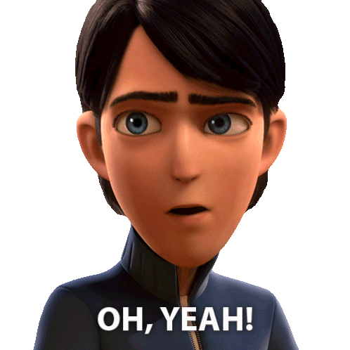 Jim Lake Jr Says Oh Yeah Trollhunters Sticker