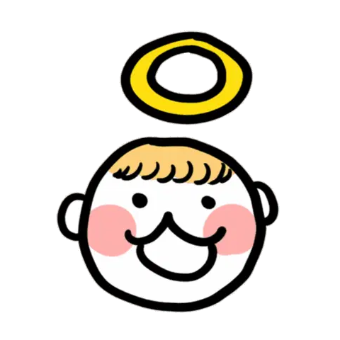Good Mood Birth Baby Angel Sticker