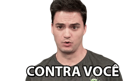 Felipe Neto Contra Voce Pointing Sticker