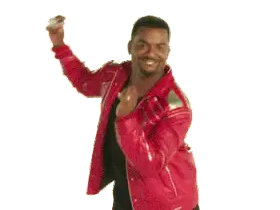Carlton Banks Iconic Dance Move Sticker