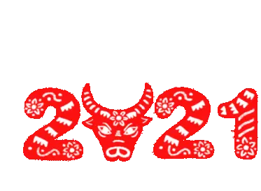Chinese New Year Ox Sticker