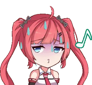 Azur Lane San Diego Stressed Anime Sticker