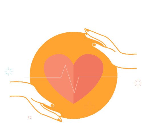 Univen Heart Health & Care Sticker