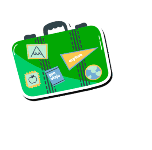 Previaje Valijas Viaje Bariloche Sticker