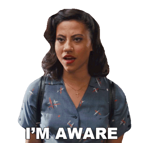 I'M Aware Olivia Sticker