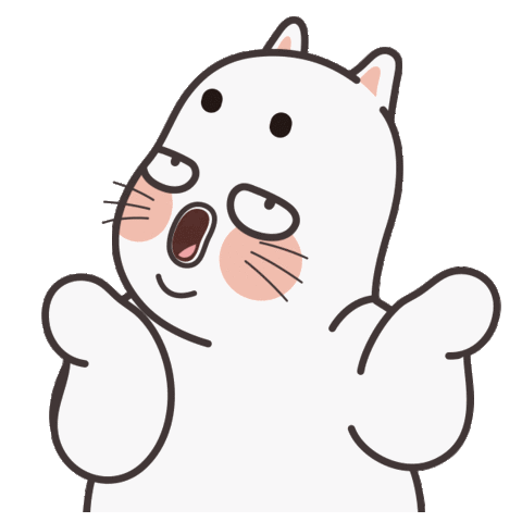 Cute Cat Applauding Sticker
