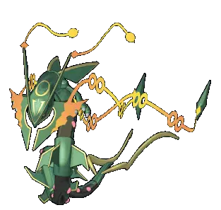 Mega Rayquaza Pokémon - Legendary Dragon Sticker