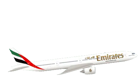 Emirates Airplane Sticker