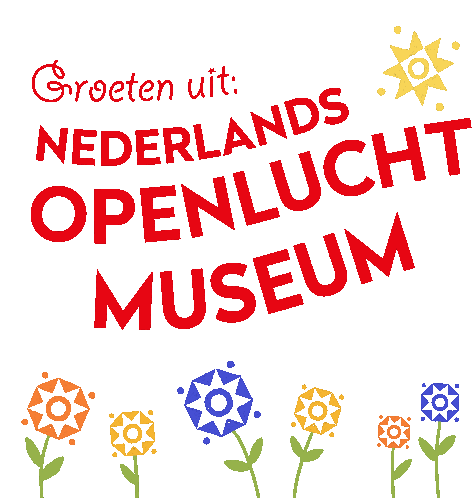 Groeten uit: Nederlands Openlucht Museum Sticker