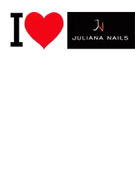 I Love Juliana Nails Animated Sticker