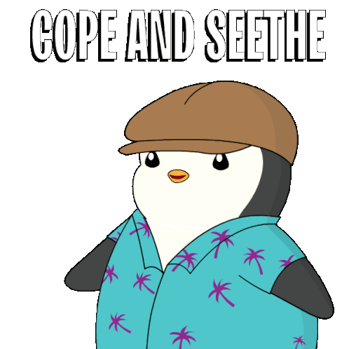 Mad Penguin Sticker