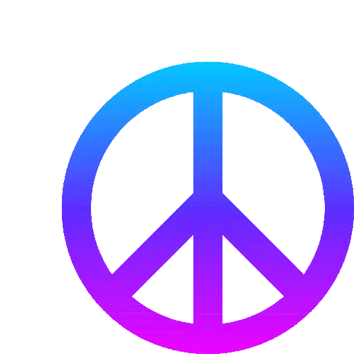 Peace Symbol Joypixels Sticker