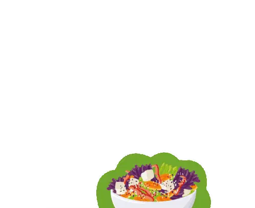 Animated Healthy Menu Sticker