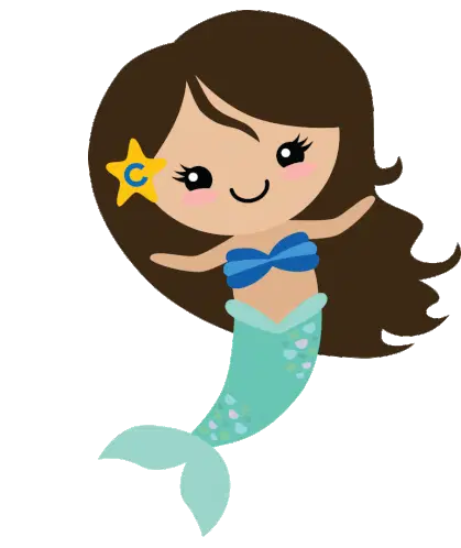 Costa Crociere Costa Cruises Cute Mermaid Sticker