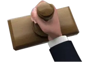 Hand Holding Wooden Stamp - Prestige Rohan