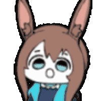 Amiya Arknights: Tired & Distorted Sticker