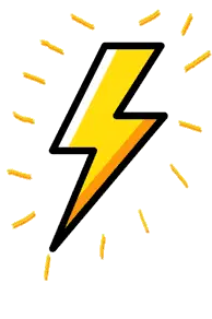Marina Lopes Lightning Bolt Sticker