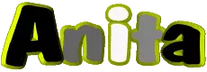 Animated Anita Name Sticker