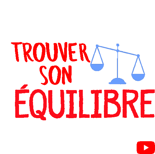 Trouver Son Équilibre YouTube Sticker