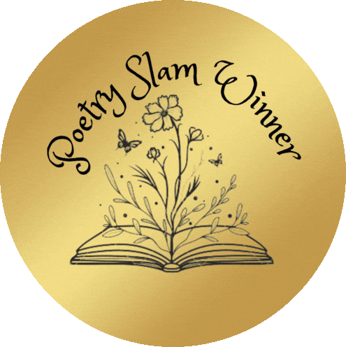 Poetry Slam Winner Gold Badge