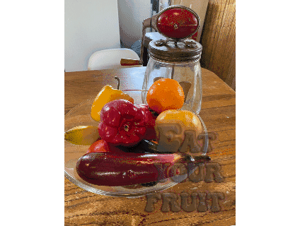 Eat Your Fruit Basket Sticker