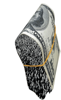 100 Dollar Bill Cash Money Sticker