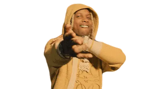 Lil Durk Rapper Pointing Fingers