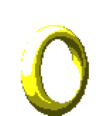 Sonic the Hedgehog Spinning Ring Sticker