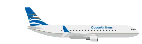 Copa Airlines Airplane Sticker