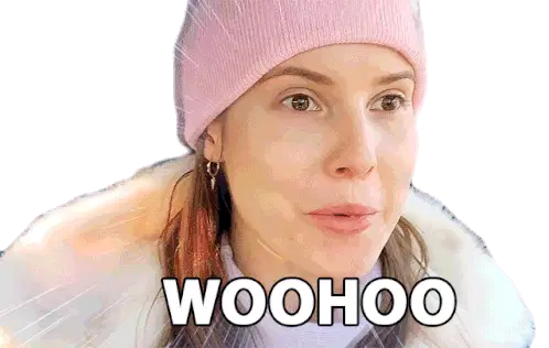 Woohoo! Amanda Cerny's Excited Reaction