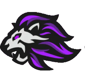 Verb Final Electric Lion Head Logo Sticker