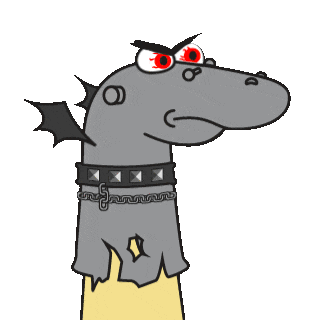 Dirty Sockers NFT Angry Dragon Character
