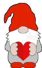 Valentines Day Gnome Sticker
