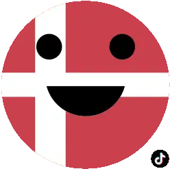 Denmark Flag Face TikTok: Happy & Sad Expressions