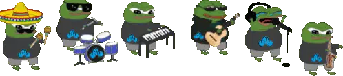 AL Club Band Sticker featuring Pepe