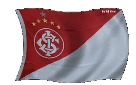 Inter Porto Alegre Waving Flag Sticker
