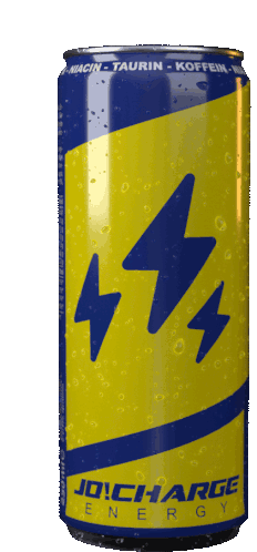 Jokari JO!CHARGE Energy Drink Can Sticker