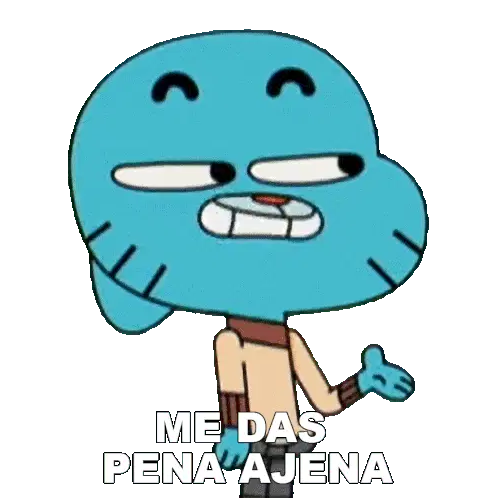 Me Das Pena Ajena Gumball Watterson Sticker