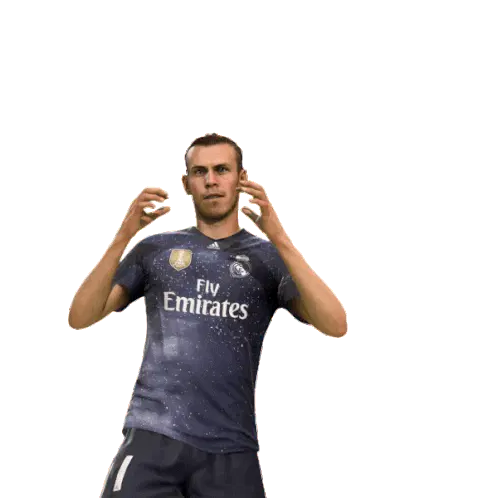 Gareth Bale Heart Hands Love You Celebration