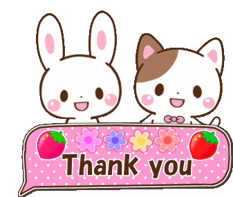 Line Sticker Thank You Sticker Sticker