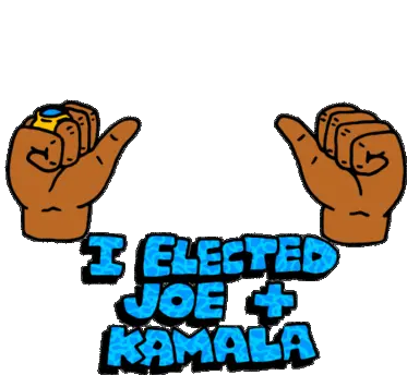I Elected Joe And Kamala Inauguration Sticker